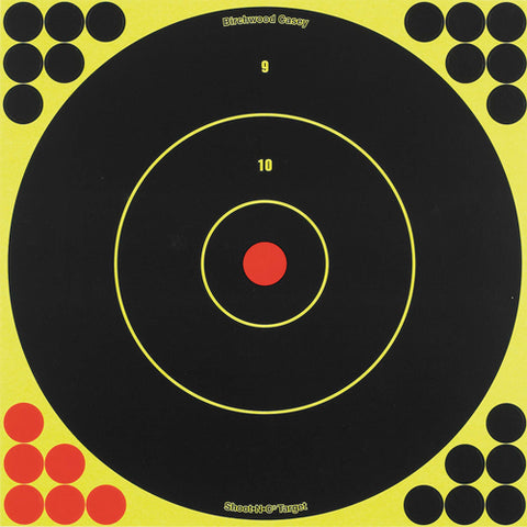 Birchwood Casey Shoot-N-C 12in Bulls-Eye Target - 12 Targets