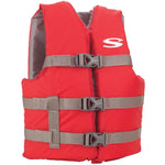 Stearns Classic Youth Life Jacket - 50-90lbs - Red-Grey